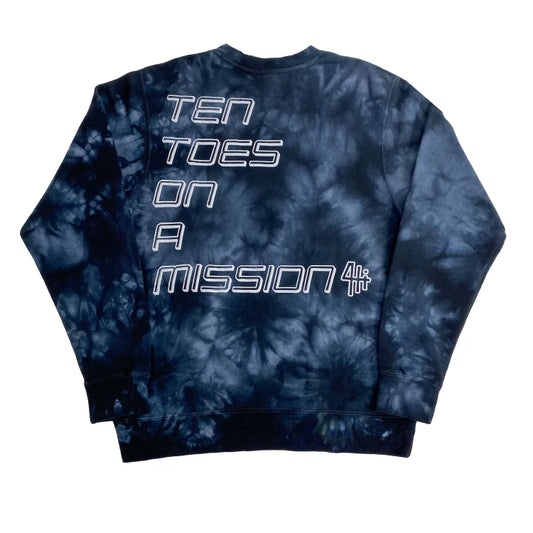 Ten Toes Unisex Tie Dye Crewneck