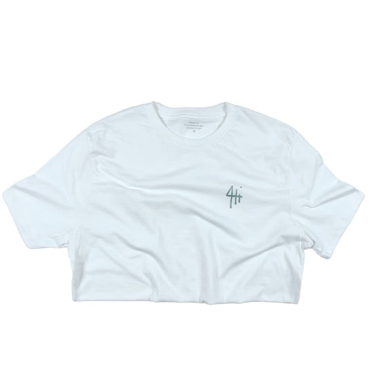 Mission 4li - All White 3M Logo Tee Shirt - Short Sleeve