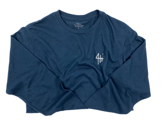 Mission 4li - Navy Blue 3M Logo Tee Shirt - Long Sleeve